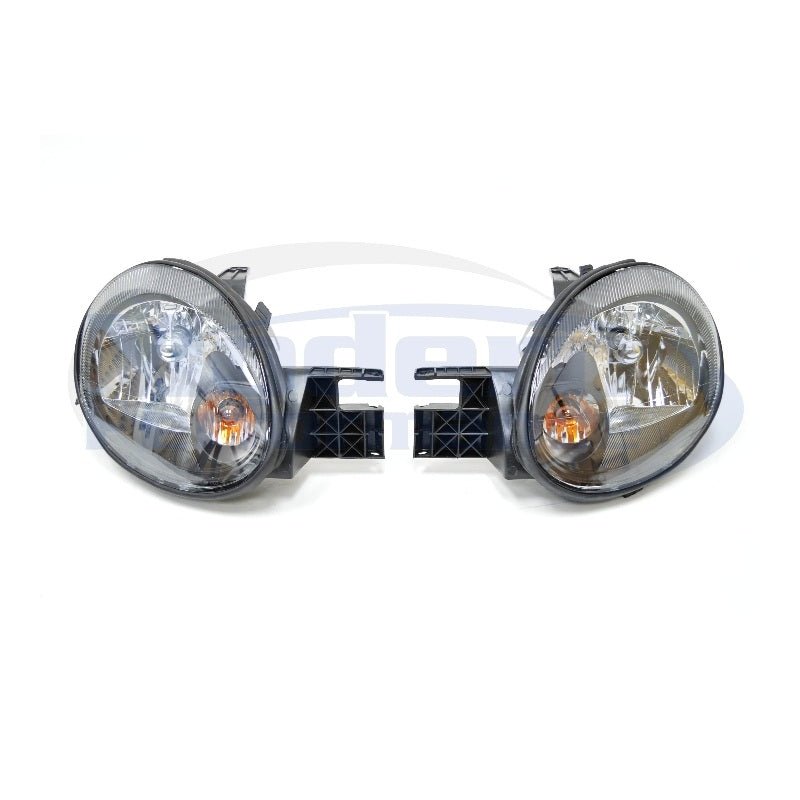 SPEC-D Black Housing OEM Style Headlights, 03-05 Neon/SRT-4
