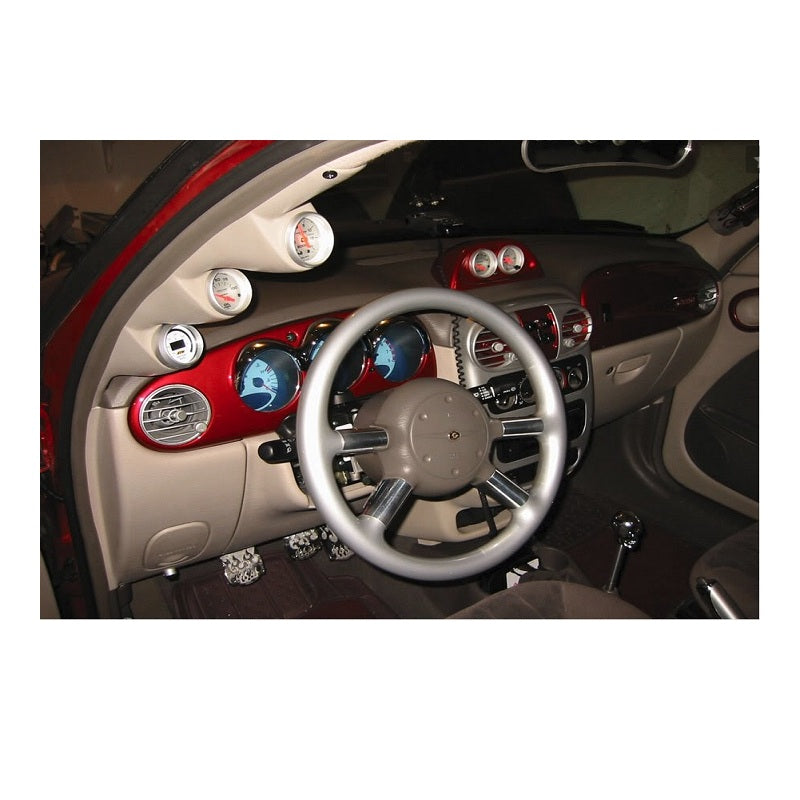 ProParts A-Pillar Overlay Triple Guage Pod, 01-05 PT Cruiser