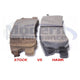Hawk HPS Rear Brake Pads, 08-09 Caliber SRT-4