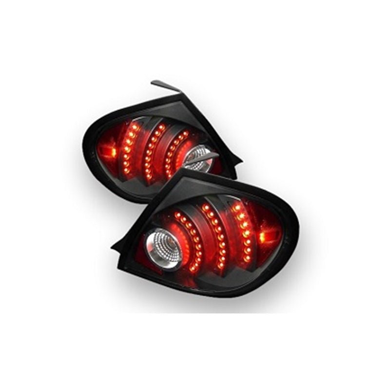 DEPO LED Black Tail Lights , 03-05 Neon / SRT-4