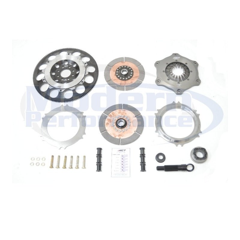 ナイトロ3エンジンカー ACT Twin Disc Clutch w/ Aluminum Flywheel, 03-05 Neon SRT-4