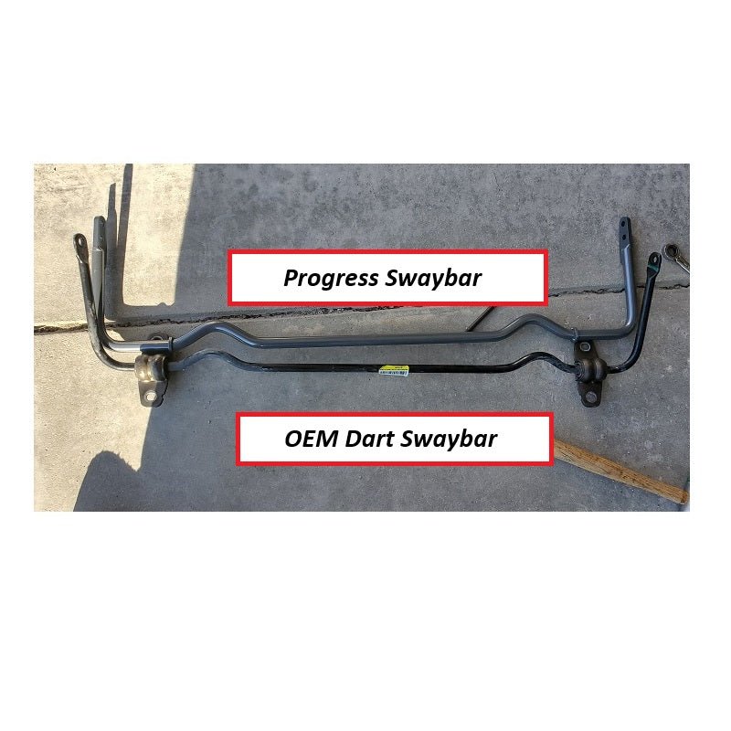 Progress Adjustable Rear Sway Bar, 2013-16 Dart