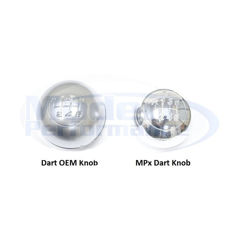 MPx Polished Manual Transmission Shift Knob, 2013-16 Dart / 15-18 Renegade