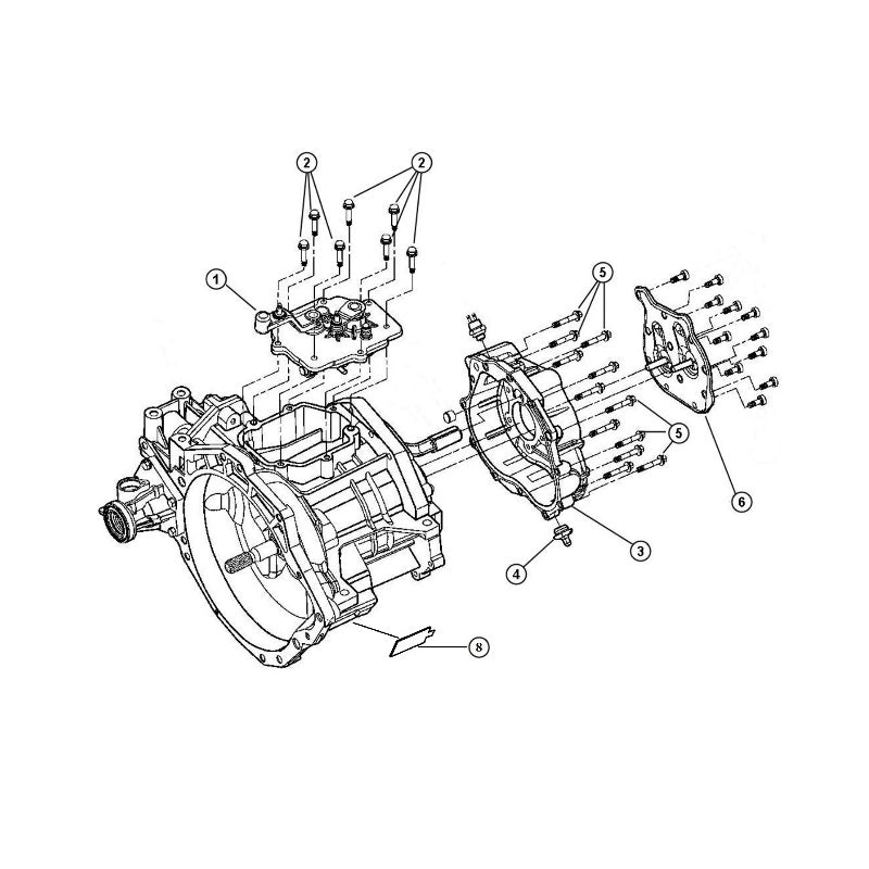 T-850 Case Components (2 of 3), 04-05 Neon SRT-4 · Modern Performance