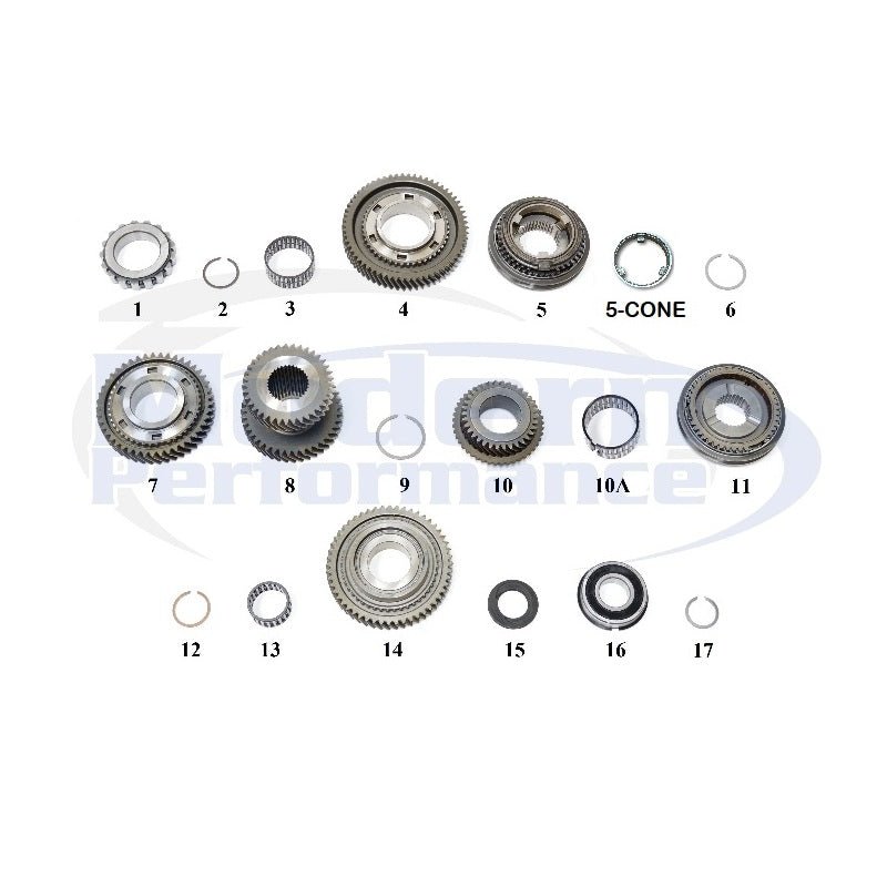 T-850 Output Shaft Components, 04-05 Neon SRT-4