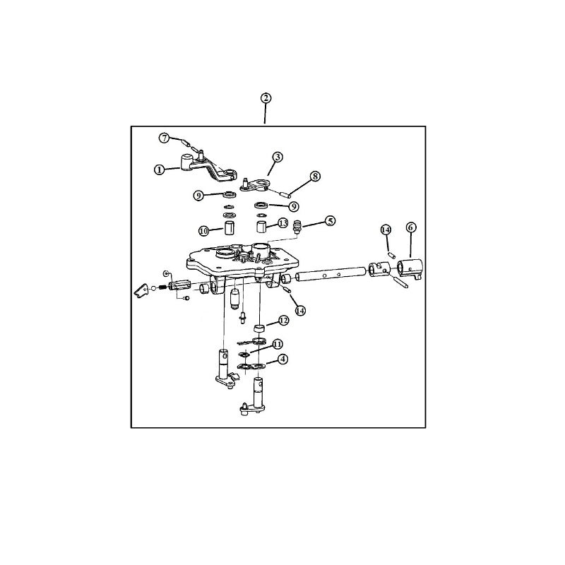 T-850 Shift Mechanism Components, 04-05 Neon SRT-4 · Modern