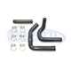 MPx Oil Cooler 3-Piece Replacement Silicone Coolant Hose Kit W/Clamps