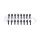 16 Piece Hex Drive Lug Bolt Set (Chrome or Black), 2012-18 Fiat 500