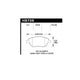 Hawk HPS 5.0 Front Brake Pads, 12-17 Fiat 500 Turbo & Abarth