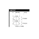 Hawk HPS 5.0 Rear Brake Pads, 12-17 Fiat 500