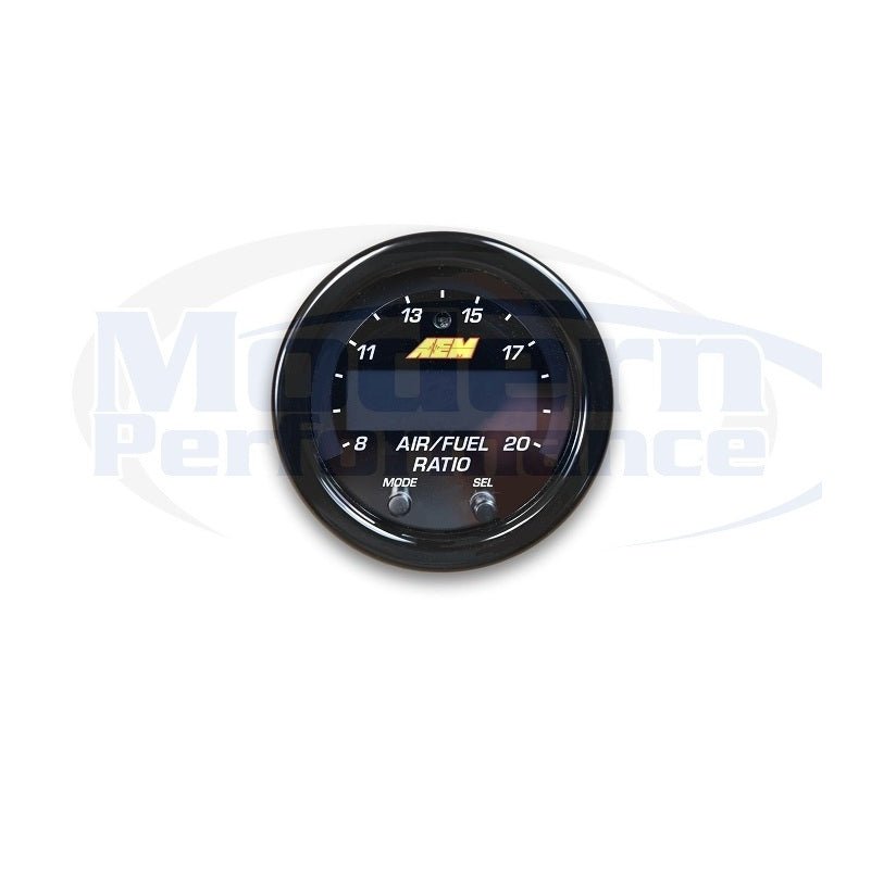 AEM Uego X-Series Wideband Gauge With Black Face