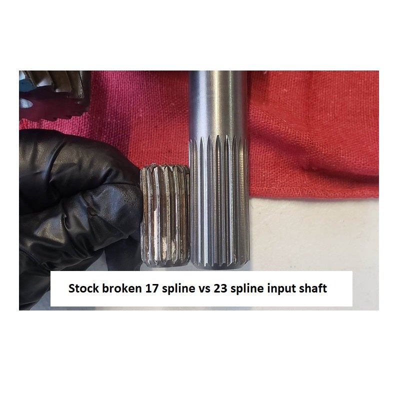MPx Billet Input Shaft (23 spline!) w/ Straight Cut 1st & 2nd