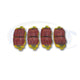 Pastillas de freno traseras EBC Yellowstuff para Dodge Hornet GT 23-24