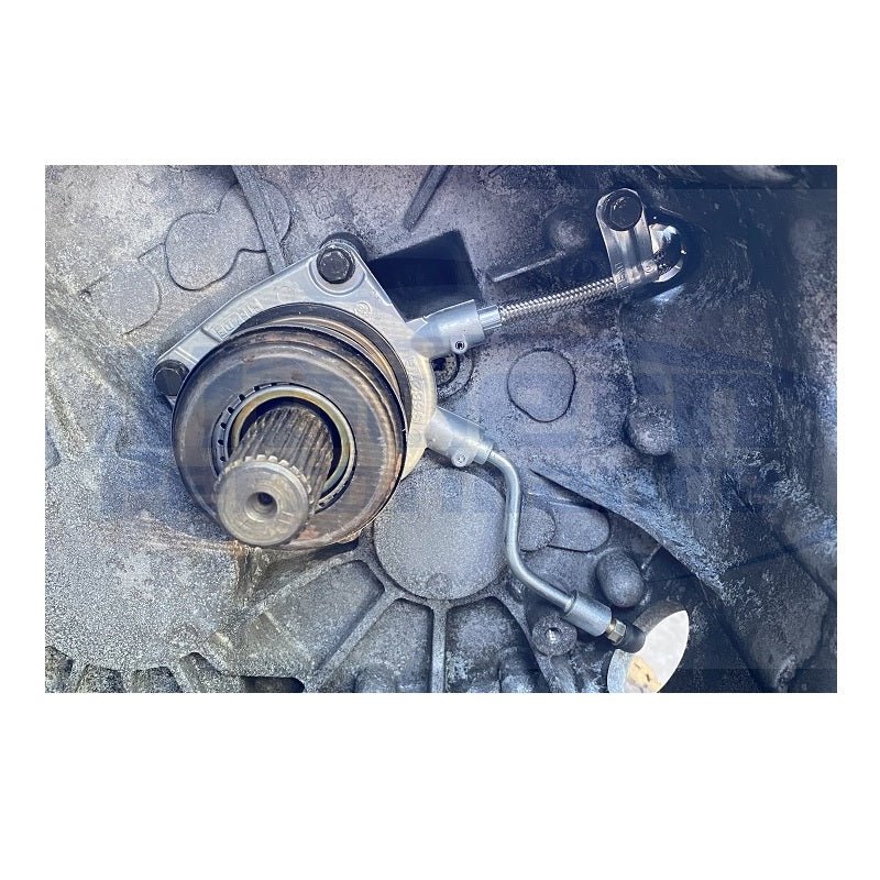 Stainless Steel Braided Clutch master/slave hydraulic line 03-07 Pt Turbo Manual