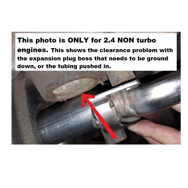 MPx Stainless Steel Lower Water Inlet Tube 2003-2010 SRT-4/PT Turbo (Replaces Mopar 04884291AA)