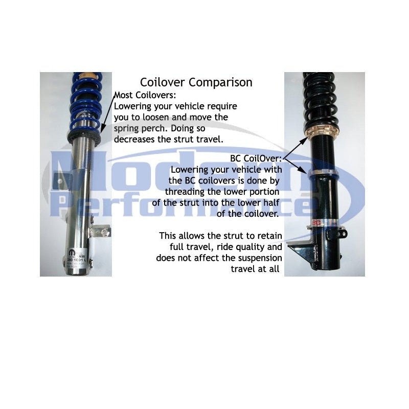 BC Coilover Suspension & Rear Camber Plates, 00-05 Neon / 03-05 Neon SRT-4