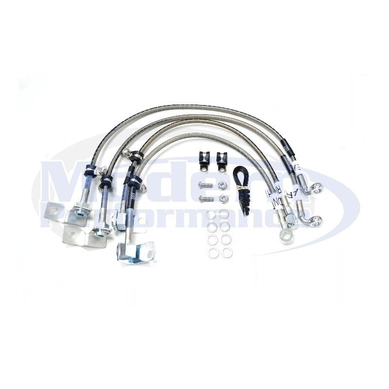 95-99 Neon 4 Wheel Disc Russell Brake Line Kit