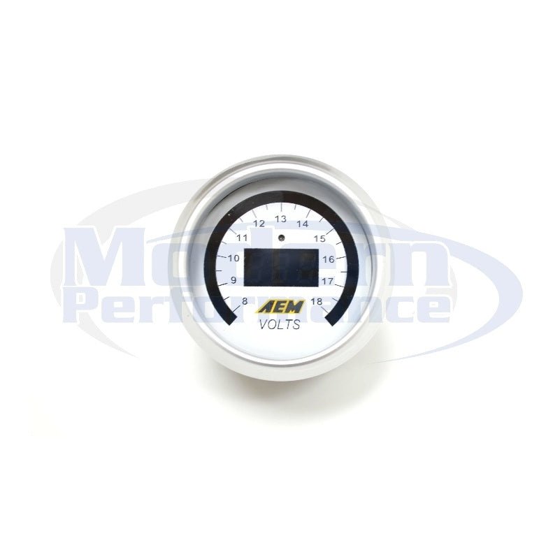 AEM Digital Voltmeter Gauge (8-18V)