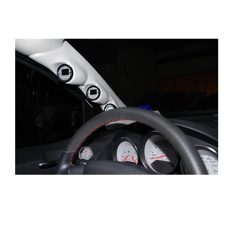 AutoMeter A-Pillar Replacement Triple Gauge Pod, 07-12 Caliber
