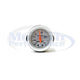 Autometer Mechanical Boost Gauge (-30/+30), Silver