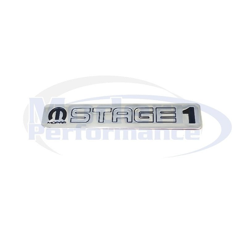 Mopar Stage 1 Badge, 03-05 Neon SRT-4 / 08-09 Caliber SRT-4