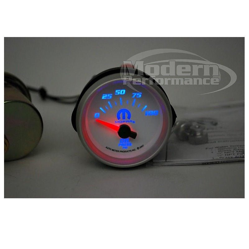 Mopar Electric Oil Pressure Gauge (0-100 PSI)