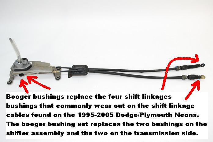 95-05 Dodge/Plymouth Neon / SRT4 Booger Bushing shift linkage bushings